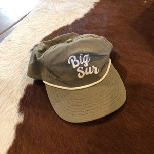 UNISEX Parks Project olive green Big Sur corded dad hat/snapback